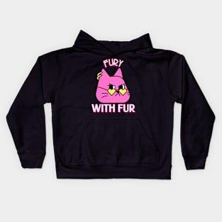 Furry With Fur Cat Funny Kids Hoodie